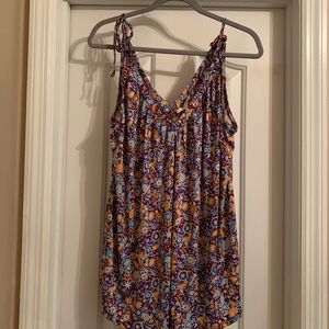 NWT Pure and Good floral tank from Anthropologie Size medium